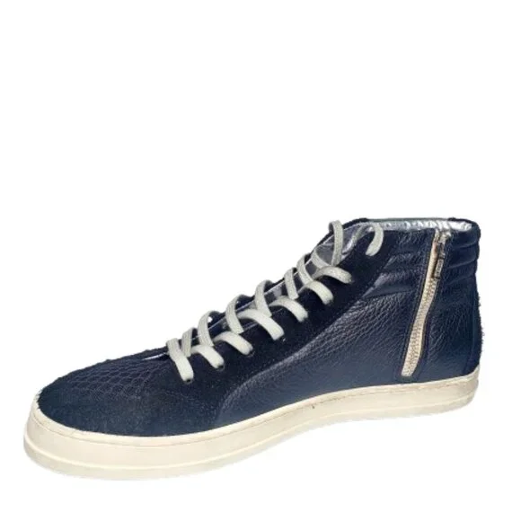 P448 Skate Suede & Leather High Top Green & Black Sneaker. Size 10.5/44 - Picture 11 of 11